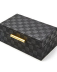 Black Faux Leather Box