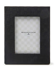 Black Faux Leather 5" x 7" Frame