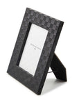 Black Faux Leather 5" x 7" Frame