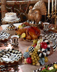 Courtly Ceramic Fluted Cake Stand
