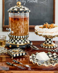 Courtly Ceramic Fluted Cake Stand