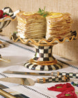 Courtly Ceramic Fluted Cake Stand