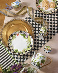 Courtly Check & Stripe Table Runner