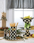 Courtly Large Pedastal Platter