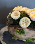 The Garden Rose Wood Log