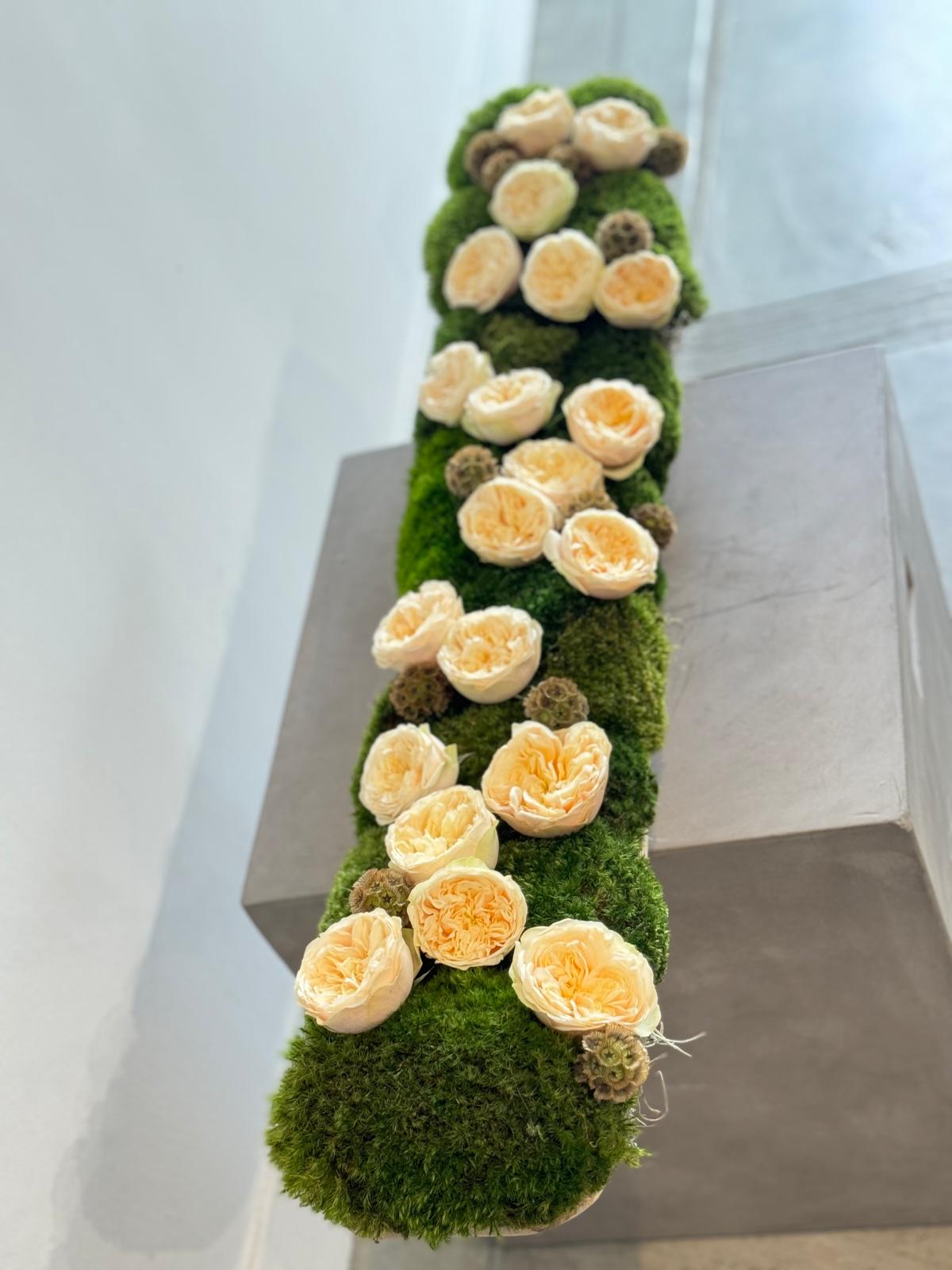 The Garden Rose Wood Log