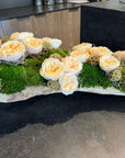 The Garden Rose Wood Log