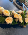 The Garden Rose Wood Log