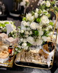 Wedding Gift Basket Sini With Cognac, Flowers, and Chocolates