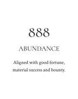 Sacred and Divine Candles 888 Abundance - 14 oz (10.5 oz Fill)