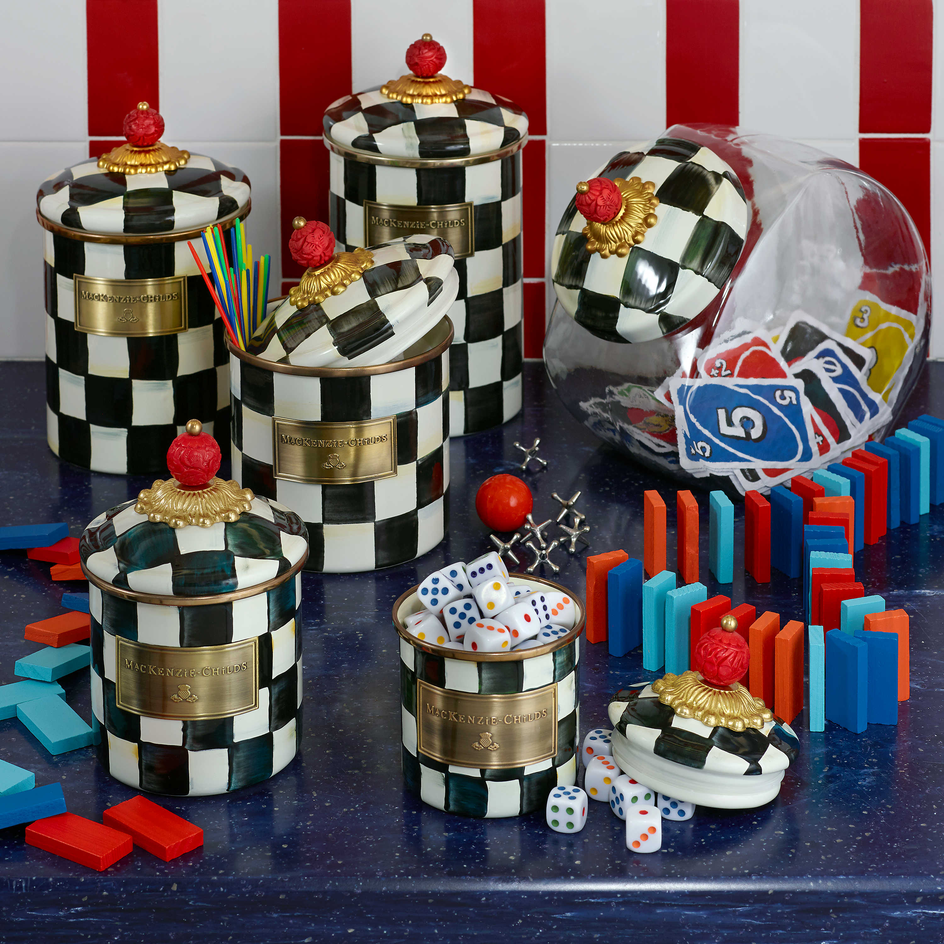 Cookie Jar With Courtly Lid
