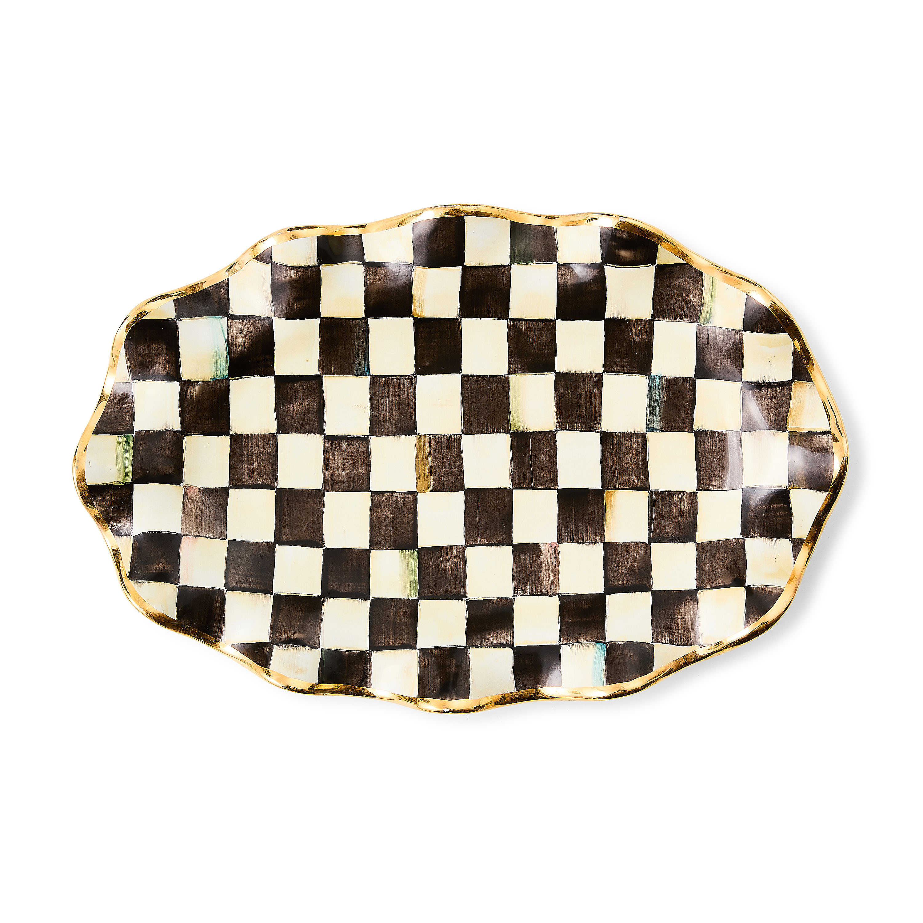 Courtly Ceramic Serving Platter