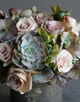 The Ines Succulent and Rose Arrangement — Glendale Florist