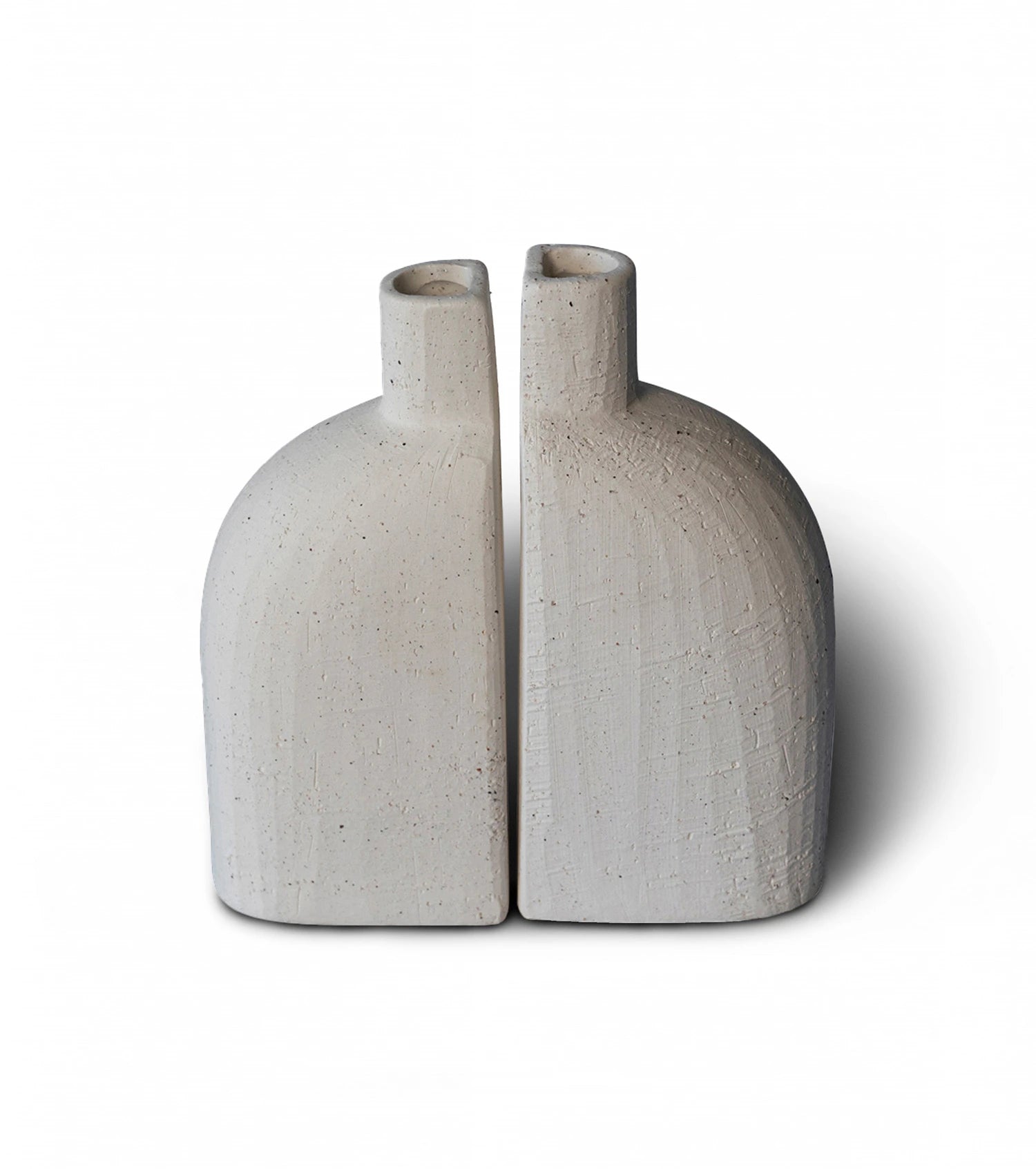 Karis White Modern Vase