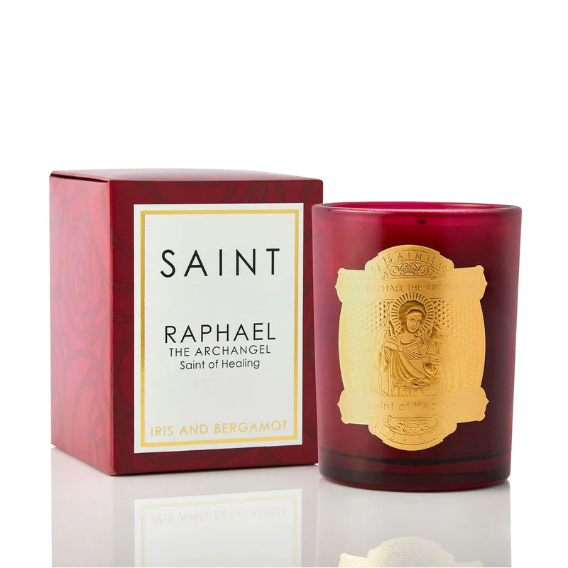 SAINT CANDLES RAPHAEL THE ARCHANGLE, 14 OZ SPECIAL EDITION  (10.5 OZ FILL)