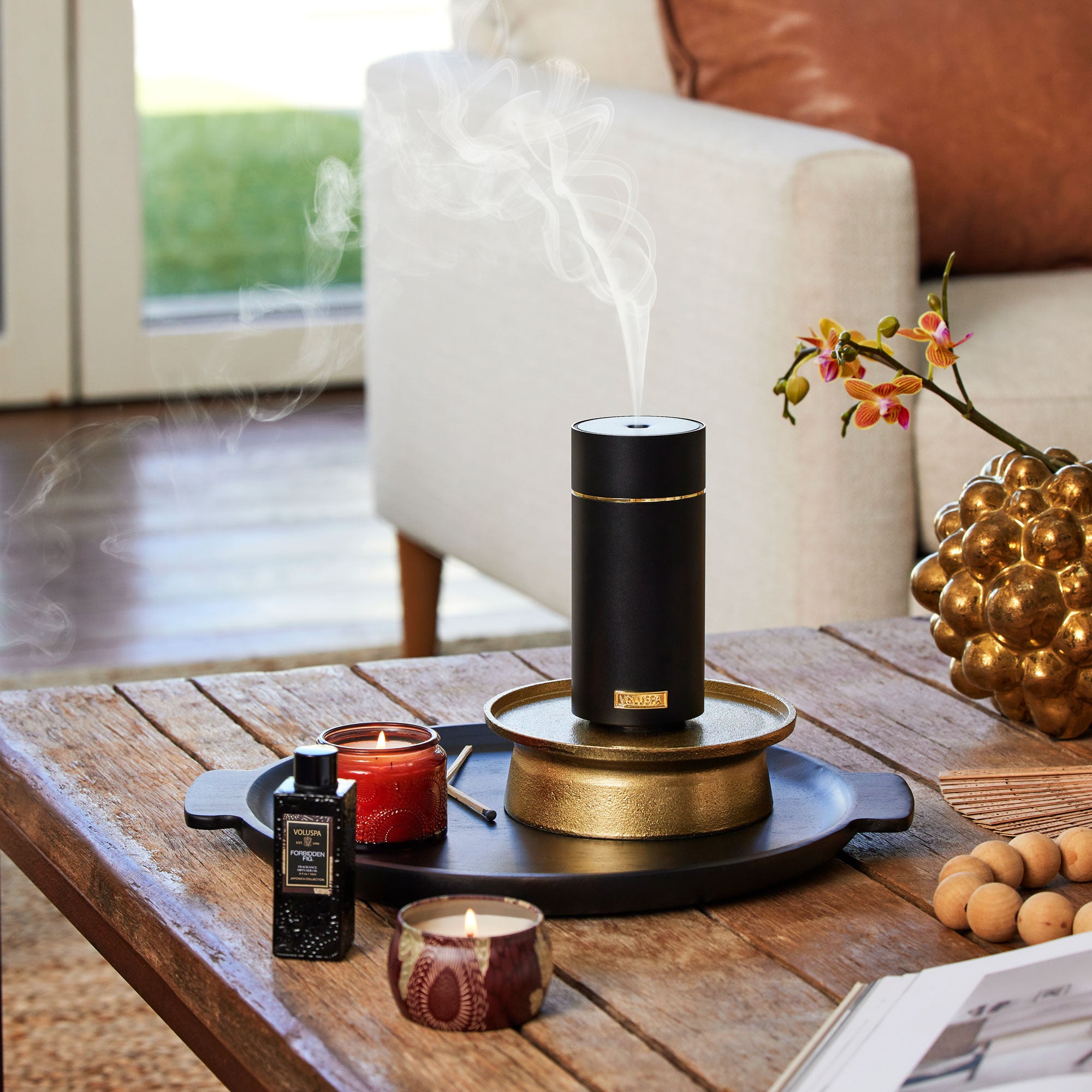 Voluspa Ultrasonic Fragrance Oil Diffuser - Black