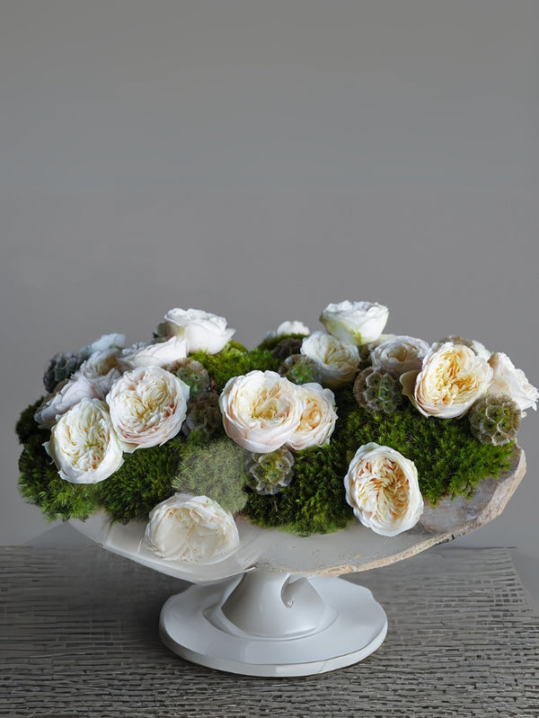 The Garden Rose Wood Log