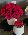 Floral Arrangement With 14 Preserved Roses