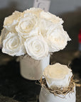 Floral Arrangement With 14 Preserved Roses