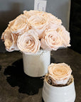 Floral Arrangement With 14 Preserved Roses