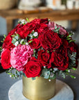 Red & Pink Garden Roses