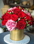 Red & Pink Garden Roses