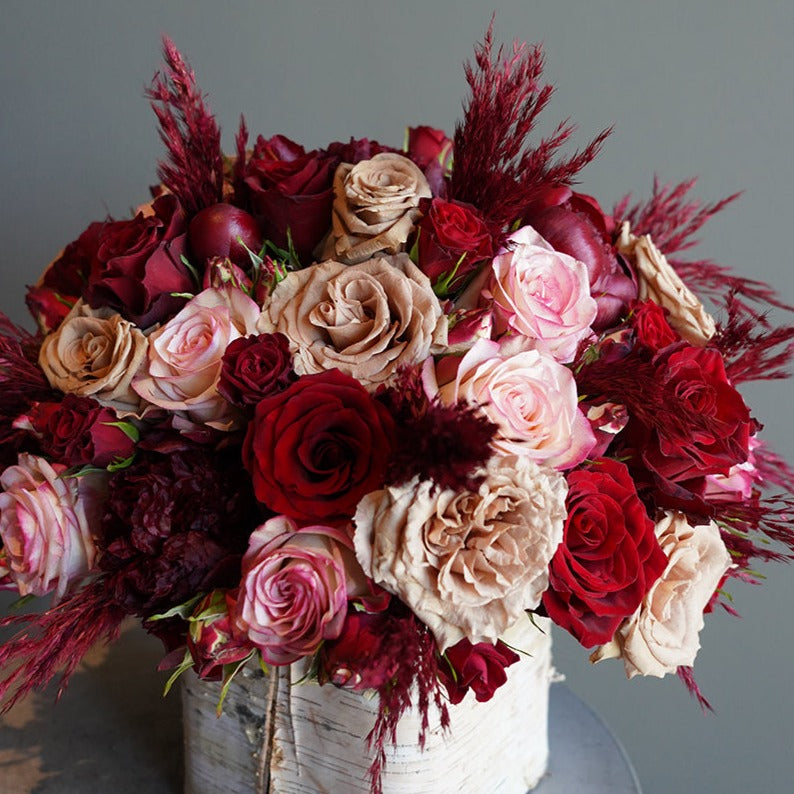 Pink and Red Rose Arrangement
