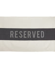 Beach Towels Oversized I Cotton Beach Towel — "Reserved"